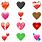 Heart Colored Emojis