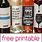 Homemade Wine Labels Free Printable