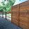 Horizontal Wood Fence Panels