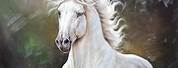 Horse Art White Background