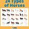 Horse Breed Names