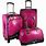 Hot Pink Luggage Set