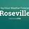 Hourly Forecast Roseville
