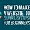 How to Create a Simple Website