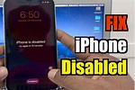How to Fix Disabled iPhone
