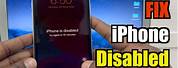 How to Fix Disabled iPhone
