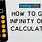 How to Get Infinity On a Calculator