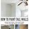 How to Paint Tall Walls