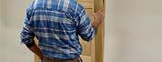 How to Put On an Interior Door with Casing