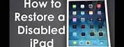 How to Reset a iPad When Disabled