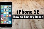 How to Reset iPhone SE
