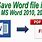 How to Save PDF as Word Document