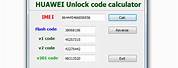 Huawei Dongle Unlock Code Calculator