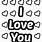 I Love You Coloring Cards Printable
