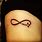 Infinity Tattoo with Cross