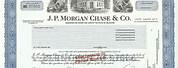 JPMorgan Stock Certificate