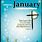 January New Year Church Bulletin Covers
