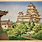 Japanese Castle Painting