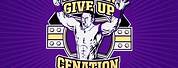John Cena Purple Logo