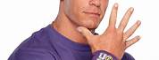 John Cena Purple and Green Attire