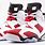 Jordan 6 Red and White