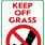 Keep Off the Grass Cartoon