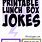 Kids Lunch Box Jokes Printable