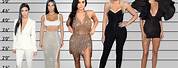 Kim Kardashian Height Comparison