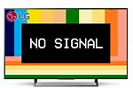 LG No Signal Message