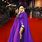 Lady Gaga Purple Dress