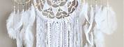 Large White Dream Catcher Wall Hanging