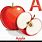 Letter a Apple