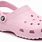 Light-Pink Crocs