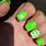 Lime Green Nail Art