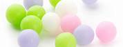 Long Spherical Pastel Candy