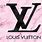Louis Vuitton Logo in Pink