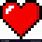 Love Heart Pixel Art