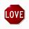 Love Stop Sign