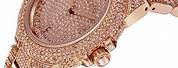 MK Rose Gold Watch with Diamonds