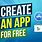 Make Your Own App for Free