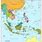 Map of Southeast Asia Region