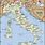 Mapa Italie