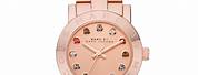 Marc Jacobs Rose Gold with Jewel Stone Dial Bracelet Watch