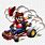 Mario Kart Line Art