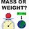 Mass vs Weight for Kids