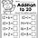 Math Addition Worksheets Up to 20