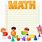 Math Templates for Kids