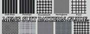 Men's Suit Fabric Patterns
