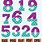 Mermaid Numbers SVG Free