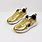 Metallic Gold Sneakers